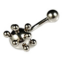 Unique Alloy Round Belly Ring