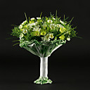 Lovely Satin Wedding Bridal Bouquet
