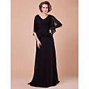 A-line V-neck Sweep Brush Train Chiffon Mother Of The Bride Dress