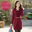 Damen Basic groß Kleid