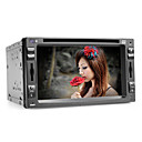 6.2 polegadas 2 Din Touch Screen Car DVD Player com Bluetooth, GPS, iPod, RDS, SD / USB, controle de volante