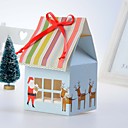 Diseño precioso Christmas Cake Box (Juego de 12)