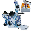 Blue and White Porcelain Coil Tatoo Machine Gun for Lining and Shading