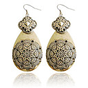 Charming Alloy Flower Design Drop Earrings