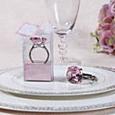Trousseau Bague Fiançailles avec Boîte Cadeau et Etiquette "Pour Vous"