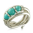 unieke slang vormige legering met turkoois vrouwen armband