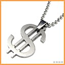 Pendentif en acier de mode (chaîne libre livré au hasard) (3.2 * 3.2 * 0.3cm)