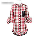 controllo grande misura da donna camicia camicetta