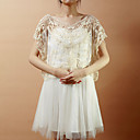 Delicate Short Sleeve Cotton Casual/Party Jacket/Wrap (More Colors)