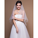 Simple One-tier Elbow Wedding Veils With Cut Edge (More Colors)