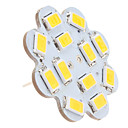 G4 6W 12x5630 SMD 500-560LM 3000-3500K Bianco caldo Pin loto luce a forma di verticale LED Lampadina Spot (12V)