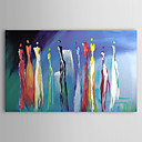 Hand-painted Abstract Oil Painting with Stretched Frame