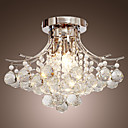 MACLENNAN - Lustre Cristal Cromado com 3 Lâmpadas