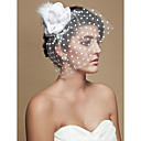 Beautiful Velvet And Feather Bridal Hat/Headpiece