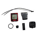 16 Functions Waterproof Wireless Bike Computer - Red