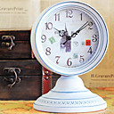 Country Style Metal Table Clock