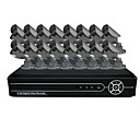 16 Kanal CCTV Home Video Surveillance Security Camera Kit mit 16 Outdoor Camera (16 Ch CIF, IR 10m)