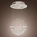 COOKE - Lustre Cristal com 4 Lâmpadas