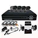8-Kanal-DVR Sicherheit zu Hause Überwachungskamera mit 4 warterproof Freien ir cctv