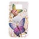 Colorful Butterfly Pattern Hard Case mit Diamond für Samsung Galaxy S2 I9100