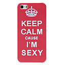 Crown Pattern Hard Case for iPhone 5