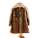Ausgezeichnete Faux Fur Long Sleeve Flower Girl Party / Hochzeit Coat