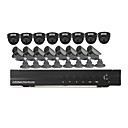 16 Channel Surveillance Security System 8 Outdoor Camera And 8 Indoor Camera Night Vision (Support Mobile Phone View)