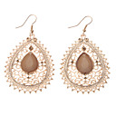 Hollow Water-drop Shape Earrings