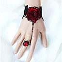 Women's Vintage Lace Flower Bracelet/Ring