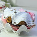 Beautiful Seashell Candy Shaped Favor Holder - Set of 6 (More Colors)