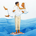 "Ik Hold You Forever" Bruid & Bruidegom Wedding Cake Topper