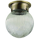 40W lumière moderne mont métal avec abat-jour en verre encastré
