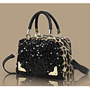 la mode paillettes imprimé léopard sac bandoulière de femmes