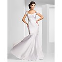 Trumpet/Mermaid Off-the-shoulder Floor-length Satin Evening Dress