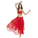 Satin With Coins Performance Dancewear Outfit For Ladies