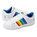 Mannen Regenboog-kleuren kunstleer Rubber anti-slip Demping Lace-ups Enkel Sneakers (verschillende kleuren)