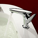 Sprinkle® by Lightinthebox - Solid Brass Single Handle Centerset Bathroom Sink Faucet-Chrome Finish