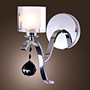 40w Applique murale moderne avec une chute de cristal