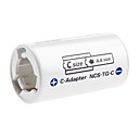 Sanyo Eneloop AA til C Batteri Adapter