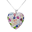Beautiful Alloy Plating 23K Gold With Cubic Zirconia Women's Necklace(More Colors)