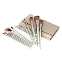16pcs oro trucco professionale set di pennelli