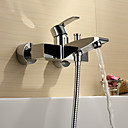 Sprinkle® by Lightinthebox - Chrome Finish Single Handle Wall Mount Bathtub Faucet