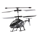 Palm Size 2.5-Channel Remote Control Helicopter with Replaceable Frame (Black, Model:8004)