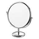 Ronud 8-inch Free Standing Chrome Finish Cosmetic Mirror