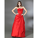 A-line Sweetheart Floor-length Taffeta Evening/Prom Dress