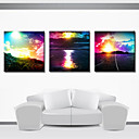 Stretched Canvas Print Landscape Set of 3 1301-0187