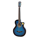 Lennov - (Blue) 38" Beginner Basswood Acoustic Guitar