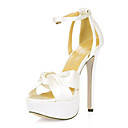Unique Silk Stiletto Heel Sandals With Buckle Party/Evening Shoes