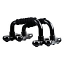 Negro Acero y RBS H-Type Push-Ups compatibilidad con tramas (1 par)