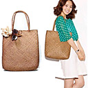 Women's Flower Woven Tote